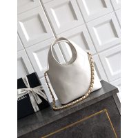 Chanel burgundy small hobo bucket bag in diamond-quilted lambskin