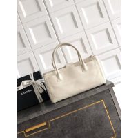 Large Chanel burgundy Preppy Coco Shopping Tote Bag in caviar calfskin