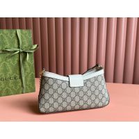 Gucci Padlock Small GG Coated Canvas Calfskin Shoulder Bag - 图片 8