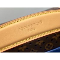 Monogram Canvas Louis Vuitton Side Trunk MM Crossbody Bag letter logo