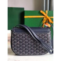 Goyard 233 shoulder crossbody flap messenger saddle bag convertible underarm baguette hobo - 图片 4