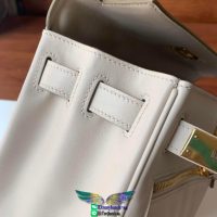 Swift Herme Kelly Lakis 32 shopper handbag crossbody shopping tote handmade stitch palladium buckle - 图片 6