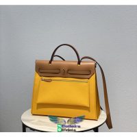 Hermes herbag 31 canvas handbag PHW-full handmade/boutique inclusion