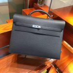 togo hermes kelly depeches 36 briefcase laptop handbag PHW full handmade boutique package