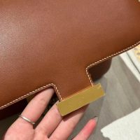 Box leather Her^^m costance 24cm convertible crossbody shoulder flap messenger case camera bag - 图片 7