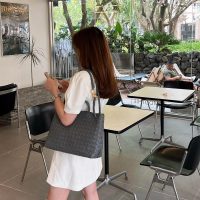 intrecciato BV medium Andiamo shopper handbag sling shoulder storage tote holiday beach tote - 图片 3