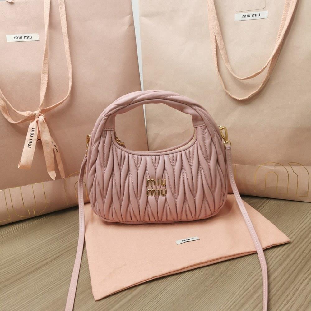 ph-11134201-820lh-mqspazebhhxqa8.jpg COD Small 缪缪 Miu sling crossbody zipper tote wander hobo underarm baguette authentic quality - 图片 1