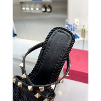 Valentino rockstud wedge espadrilles platform slide sandal mules size35-42 - 图片 9