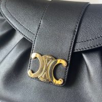 Celine polly medium underarm baguette messenger flap elegant elbow saddle bag - 图片 8