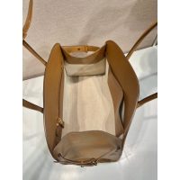 Prada Large Leather Tote Bag with Buckles