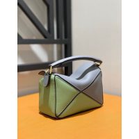 Loewe bicolor mini puzzle tote tiny shopper travel handbag full inclusion - 图片 5