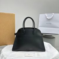 The Row margaux 15 shoulder shopper tote convertible travel carryall handbag in smooth calfskin - 图片 6