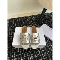 Alaia perforated women's flat slide slipper summer sandal resort beach shoes size35-42 - 图片 3
