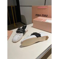 Miumiu bow-detailed Mary Jane boat shoes casual ballerine toe shoes daily pump slip-on size35-45 - 图片 8