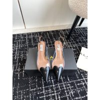 Alaia capped kitten heel slingback sandal bride wedding shoes casual daily pump size35-42 - 图片 3