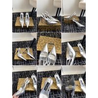 D&G heel slingback pump sandal bride wedding party shoes influencer nightclub shoes size35-40 10cm - 图片 5