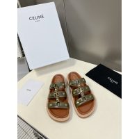 Celine women's flat slide sandal indoor outdoor slipper half drag shoes size35-40 - 图片 6