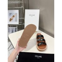 Celine women's flat slide sandal indoor outdoor slipper half drag shoes size35-40 - 图片 9