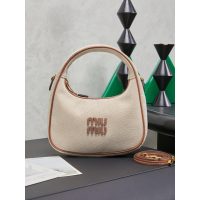 Miu miu wander crescent hobo tote/underarm baguette/gorgeous elbow handbag - 图片 4