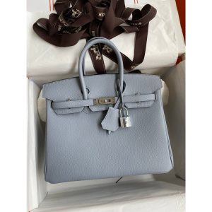 Togo Hermes birkin 25 top-handle handbag GHW full handmade boutique inclusion