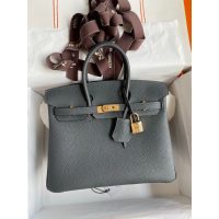 Togo Hermes birkin 25 handbag GHW full handmade boutique inclusion