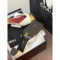 Chanel Block-Heel Slingback Pumps size35-40