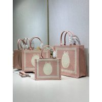 three sizes Dior holiday resort beach tote/boarding carryall handbag full set inclusion - 图片 4