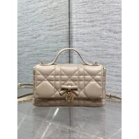 lambskin Dior top-handle cosmetic clutch/sling crossbody shoulder flap messenger - 图片 2