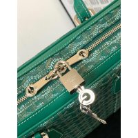 small Goyard Ambassade men's business briefcase canvas laptop document handbag with protective feet - 图片 4