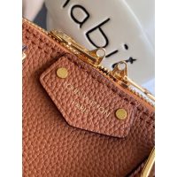 Louis Vuitton LV alma trunk BB handbag in grainy calfskin