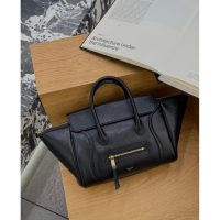 classic Celine smile-face luggage handbag with protect metal feet - 图片 7