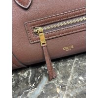 classic Celine smile-face tote handbag with protect metal feet - 图片 7