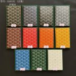 Goyard bifold long wallet purse multislots card passport holder coin pouch