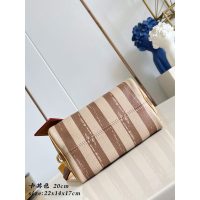 Louis Vuitton LV Speedy P9 Brown Striped Tote in Grainy Calfskin - 图片 5