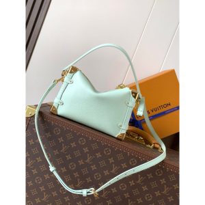 Louis Vuitton Mint Calfskin Side Trunk MM Shoulder Bag Women