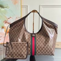 Gucci Black Polished Calfskin Tote Bag - 图片 3