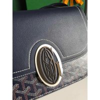 Goyard 233 shoulder crossbody flap messenger saddle bag convertible underarm baguette hobo - 图片 5