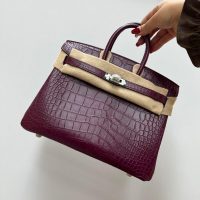 Mate Nile crocodile Her^^m Birkin 30 holiday travel keepall luggage designer shopper handbag - 图片 2