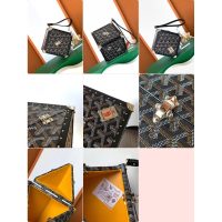 limited edition Goyard ladies DE cube trunk wristlet cosmetic lipstick holder case - 图片 2