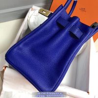togo Hermes birkin 25 bleu electrique handbag GHW full handmade boutique inclusion