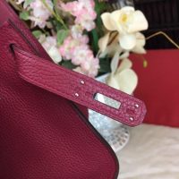 Hermes jypsiere 28 shoulder satchel GHW-burgundy togo leather full handmade