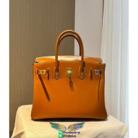 Hermes birkin 30 top-handle bag GHW-box leather full handmade/boutique inclusion