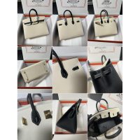 epsom Hermes birkin 25 sellier handbag GHW full handmade/boutique inclusion