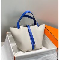 togo Hermes picotin 22 bucket tote GHW full handmade boutique package