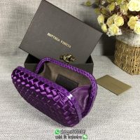 velvet BV cocktail kisslock clutch cellphone cosmetic clutch case socialite influencer party pouch - 图片 4