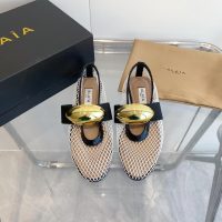 ALAIA mesh flat ballet boat shoes casual daily Mary Jane slide pump premium quality size35-40 - 图片 8