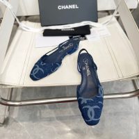 Chanel ballet flat shoes slinback slipon pump size 35-40