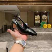 Prada chunky-heel slingback pump in patent leather size 35-40