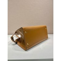 Prada Large Leather Tote Bag with Buckles