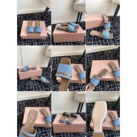 Miumiu casual flat summer sandal outdoor slide slipper resort beach shoes size35-41 - 图片 8